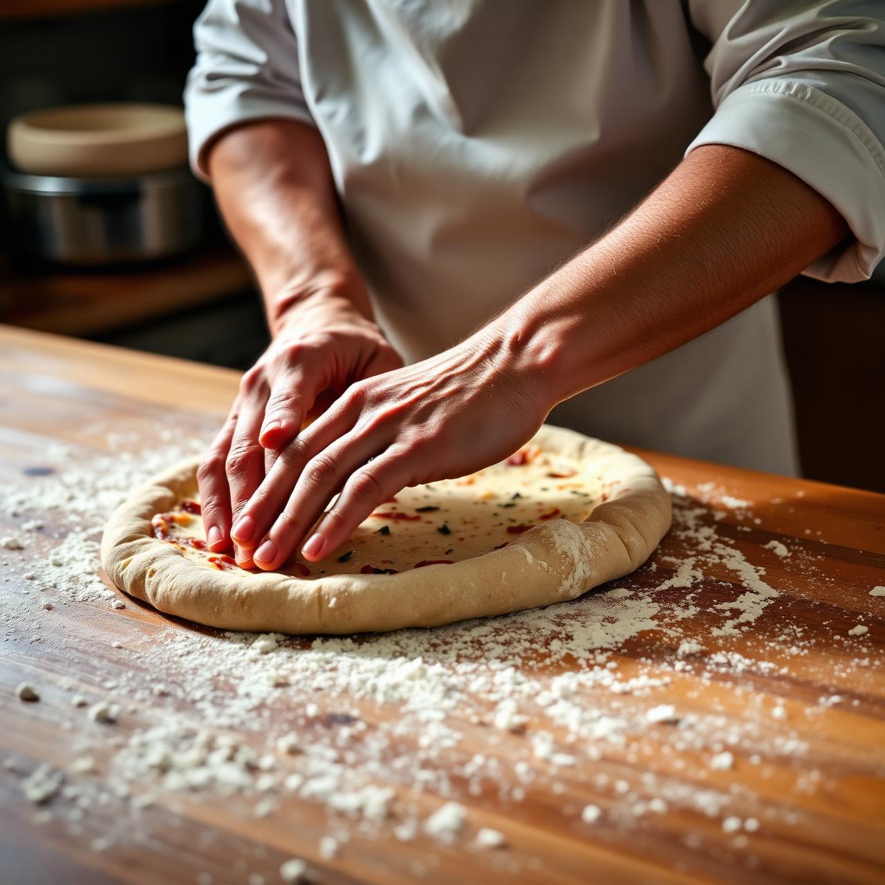 Pâte à pizza fraîche pétrie à la main — Il Forno Châtillon
